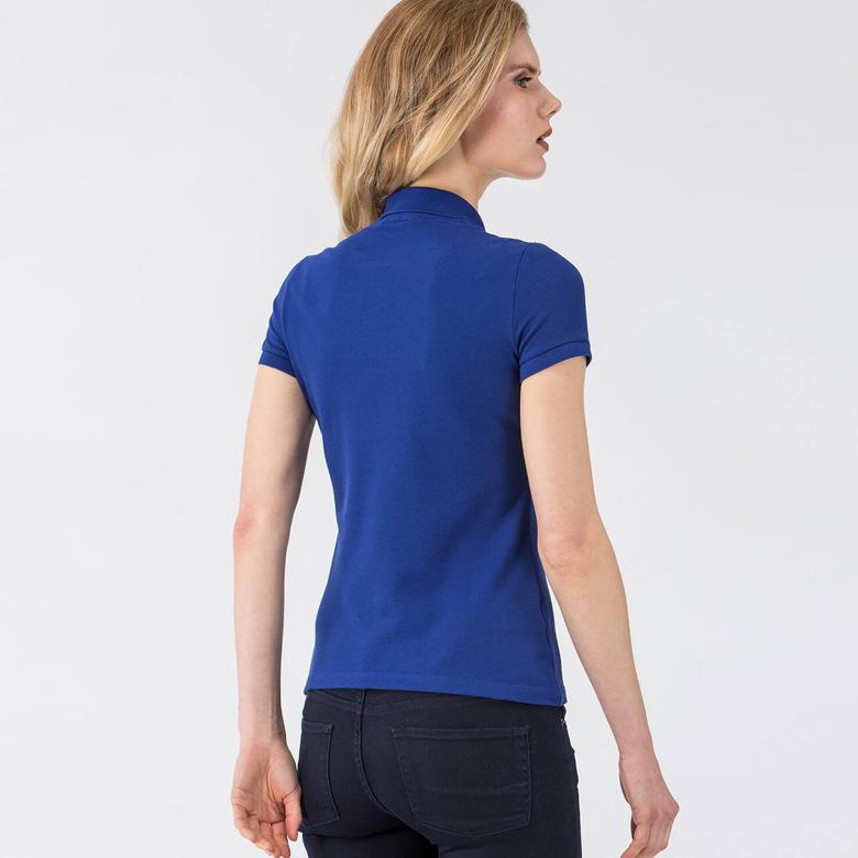 Lacoste Yazbükey Mavi Kadın Polo Tshirt
