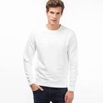 Lacoste Erkek Beyaz Sweatshirt