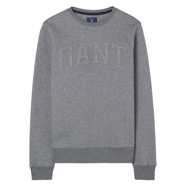 Gant Erkek Gri Uzun Kollu Sweatshirt