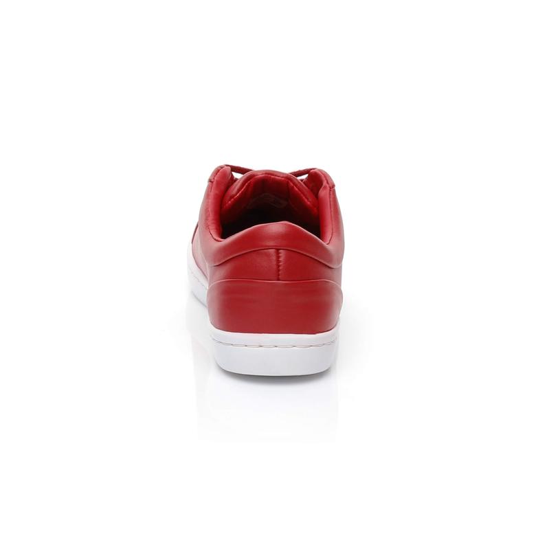 Lacoste Straightset Lace 317 3 Kadın Kırmızı Sneaker