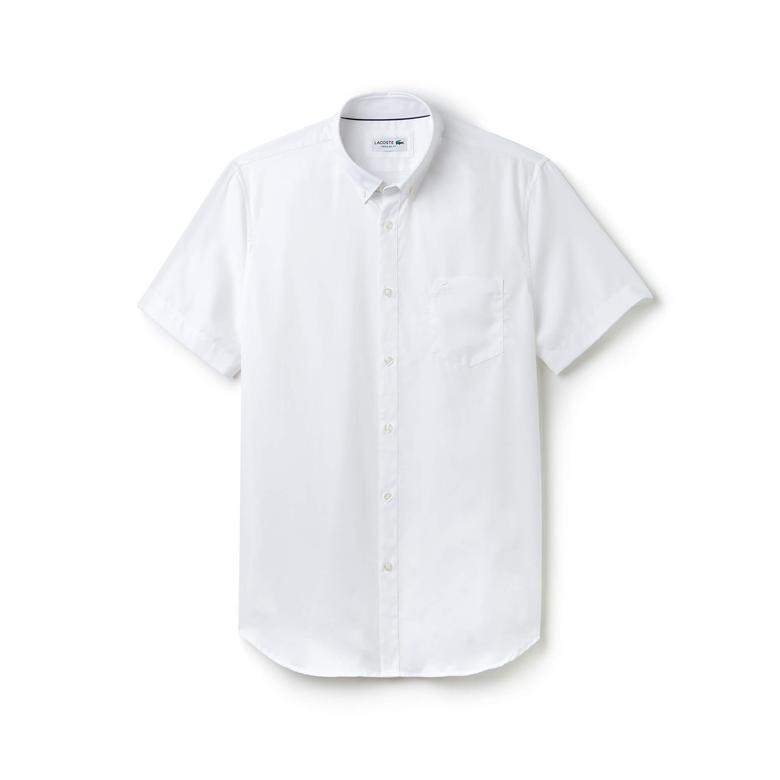 Lacoste Erkek Beyaz Regular Fit Gömlek
