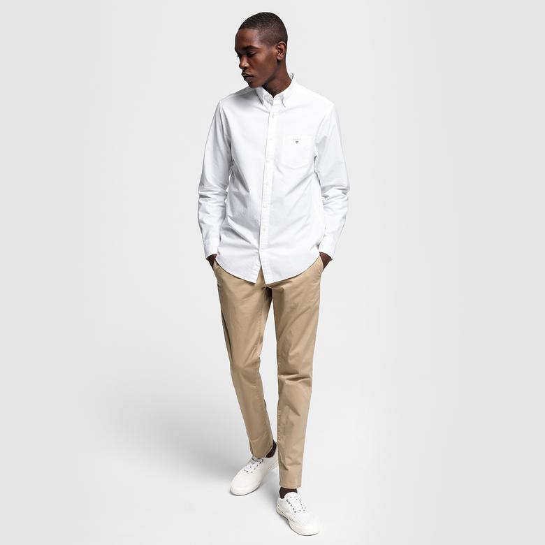 Gant Regular Fit Oxford Erkek Beyaz Gömlek