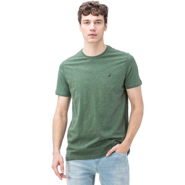 Nautica Slim Fit Erkek Yeşil T-Shirt