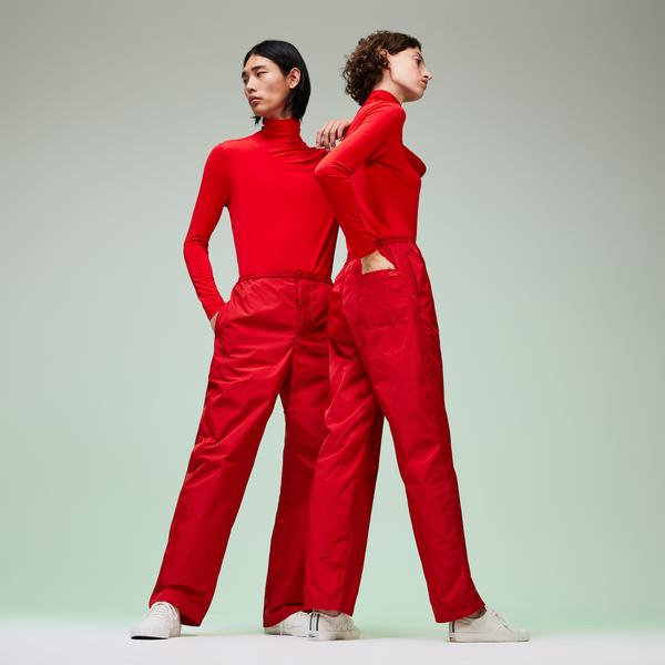 Lacoste Fashion Show Unisex Kırmızı Pantolon