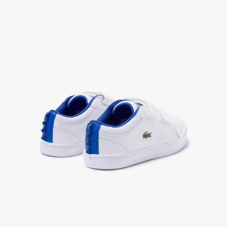 Lacoste Çocuk Beyaz - Mavi Spor Ayakkabı