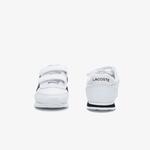 Lacoste Partner 0120 1 Çocuk Beyaz - Siyah Sneaker