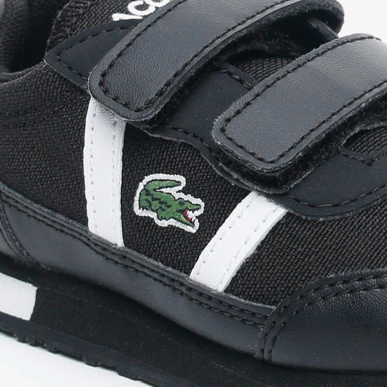Lacoste Partner 0120 1 Çocuk Siyah - Beyaz Sneaker