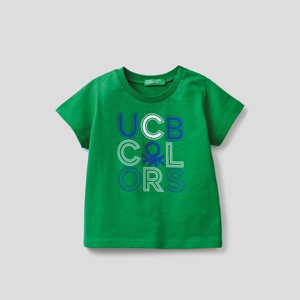 Benetton Erkek Çocuk Yeşil T-Shirt