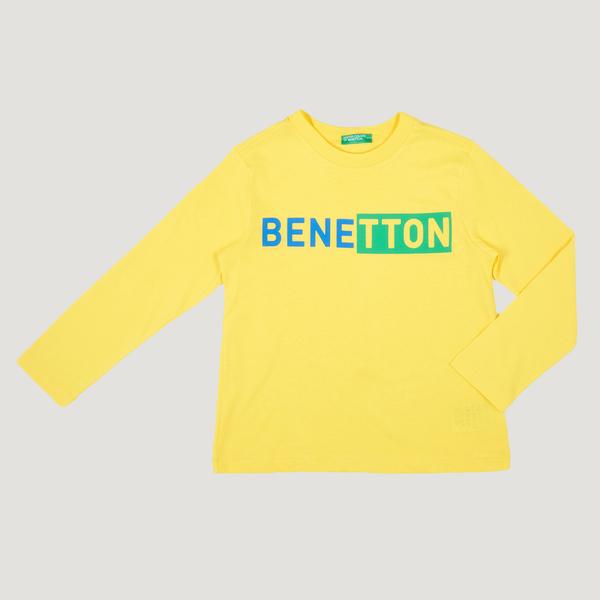 Benetton Erkek Çocuk Sarı T-Shirt
