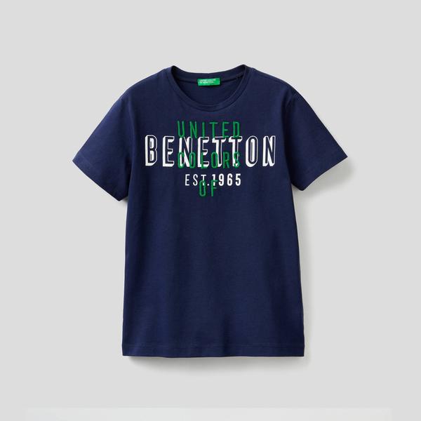 Benetton Erkek Çocuk Lacivert T-Shirt