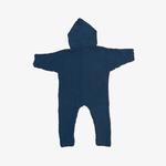 Baboo Erkek Bebek Mavi Uzun Kapüşonlu Tulum
