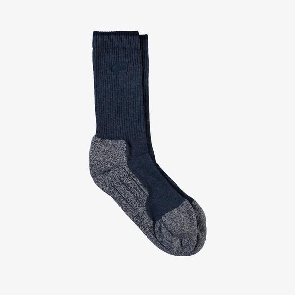 Lacoste Erkek Uzun Renk Bloklu Koyu Mavi Çorap