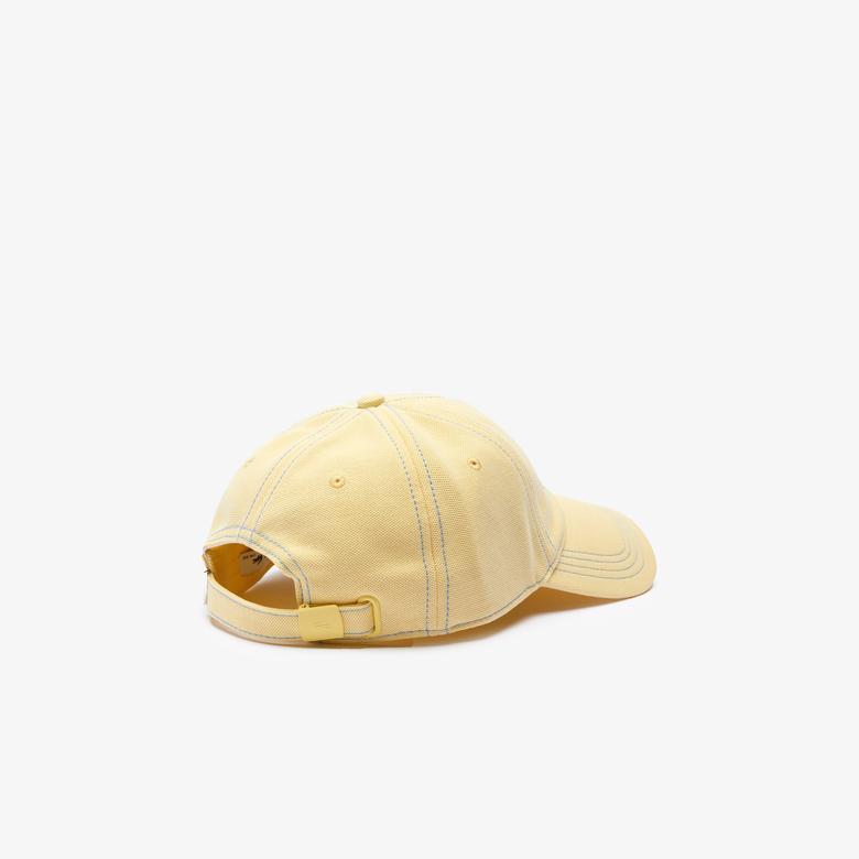 Lacoste Erkek Nakışlı Sarı Şapka