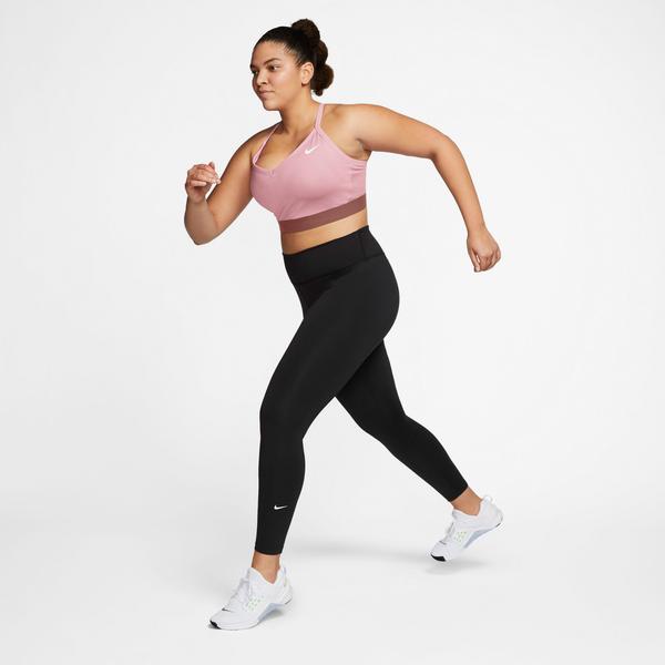 Nike Dri-Fit Indy Büyük Beden Kadın Pembe Sporcu Sütyeni