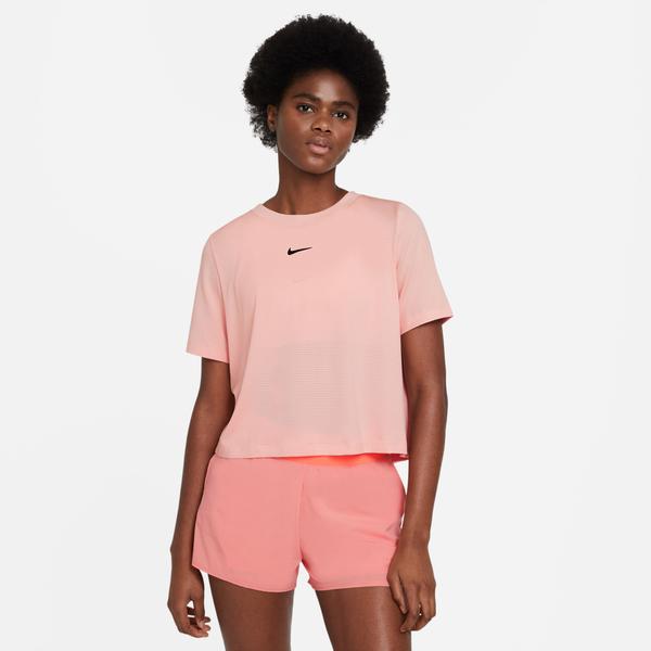 Nike Court Dri-Fit Advantage Kadın Turuncu T-Shirt