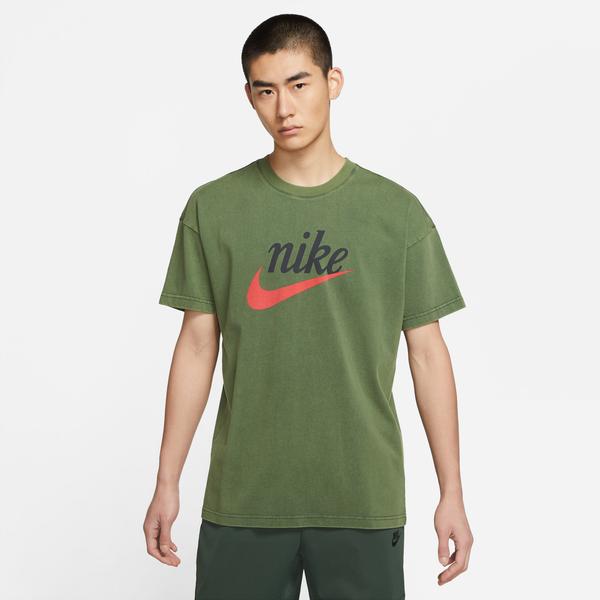 Nike Sportswear He Knit Wash Erkek Yeşil T-Shirt