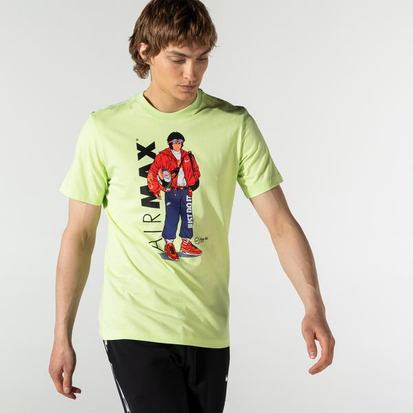 Nike Sportswear Manga Hypeman Erkek Yeşil T-Shirt