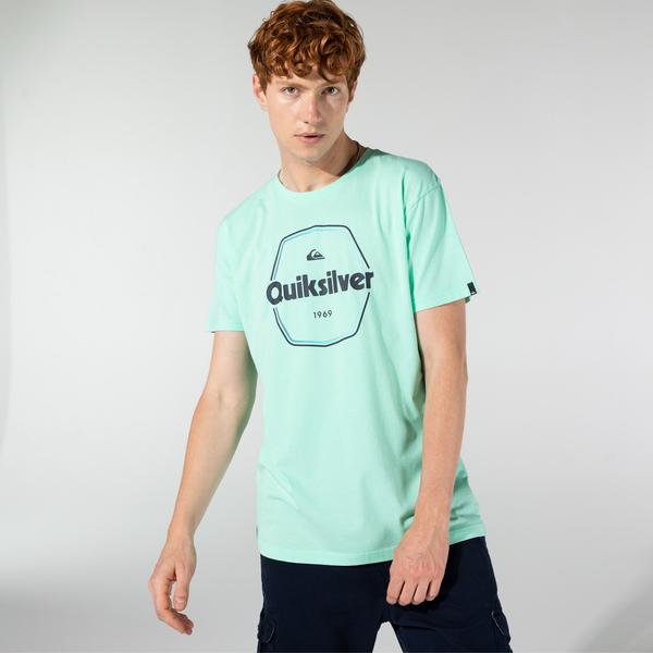 Quiksilver Hard Wired Erkek Yeşil T-Shirt