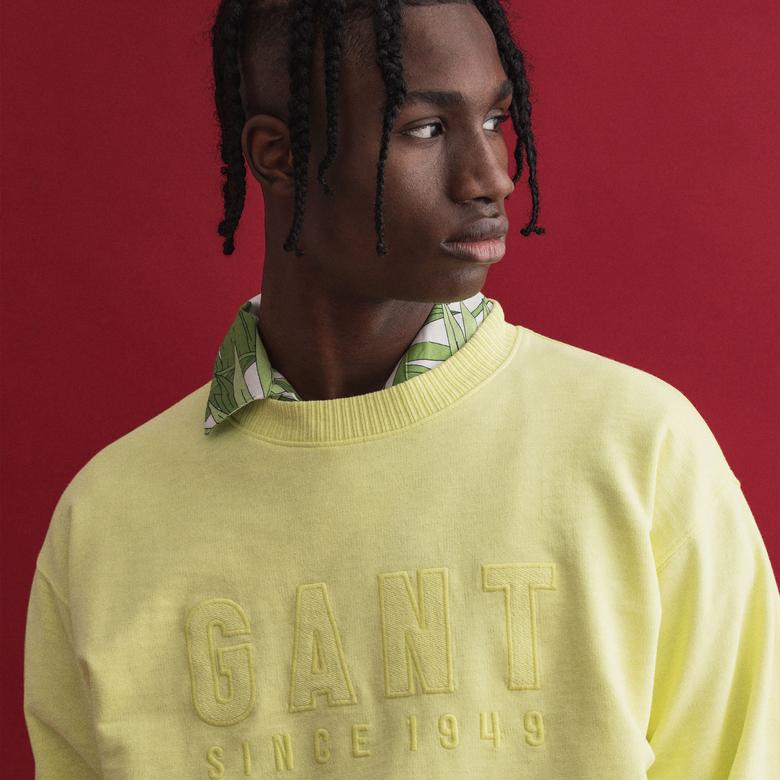 GANT Erkek Sarı Sweatshirt