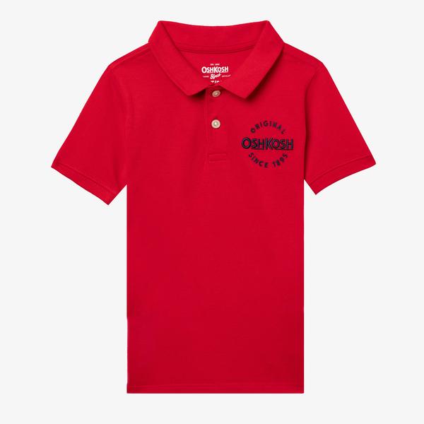 Oshkosh Küçük Erkek Çocuk Polo Kırmızı T-Shirt
