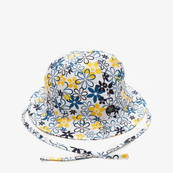 Boboli Çiçek Desenli Renkli Şapka