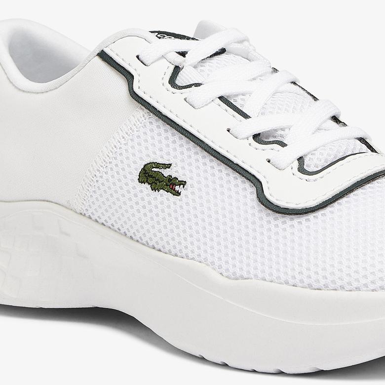 Lacoste Court-Drive 0721 1 Suc Çocuk Deri Beyaz - Koyu Yeşil Sneaker
