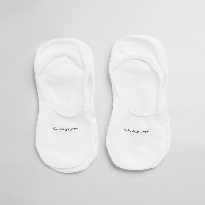 Gant Erkek Beyaz Logolu 2'li Çorap
